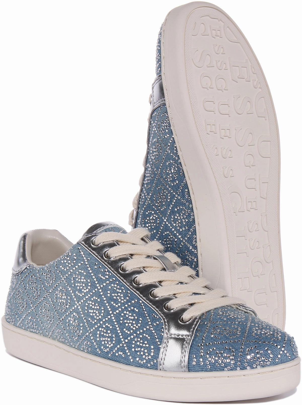 Guess Rosalia In Blue Denim For Women Sole Flex