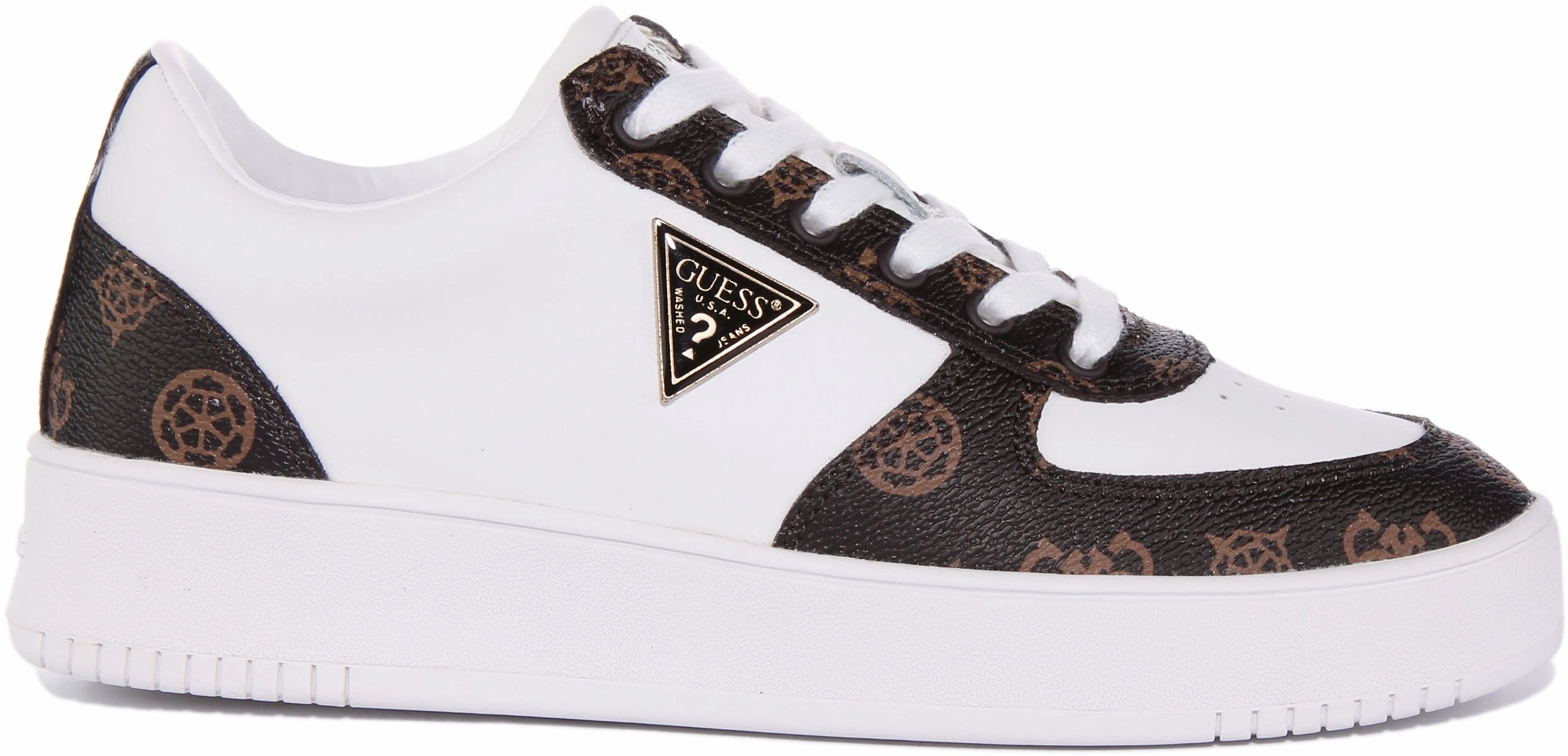 Guess Sidney 4G In White For Women Easy Run