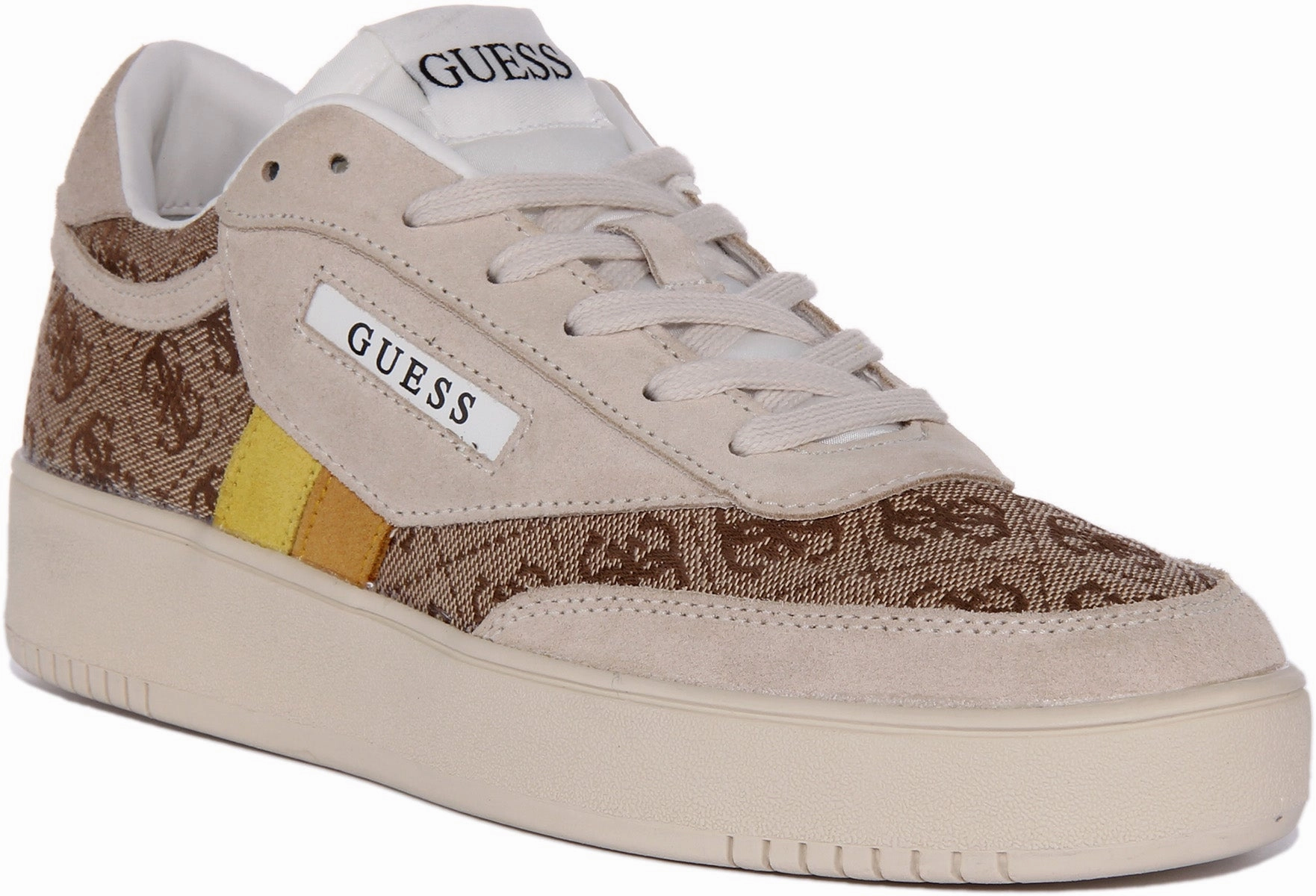 Control Frame Sport Flex Guess Sisty Trainer In Brown Sun For Women