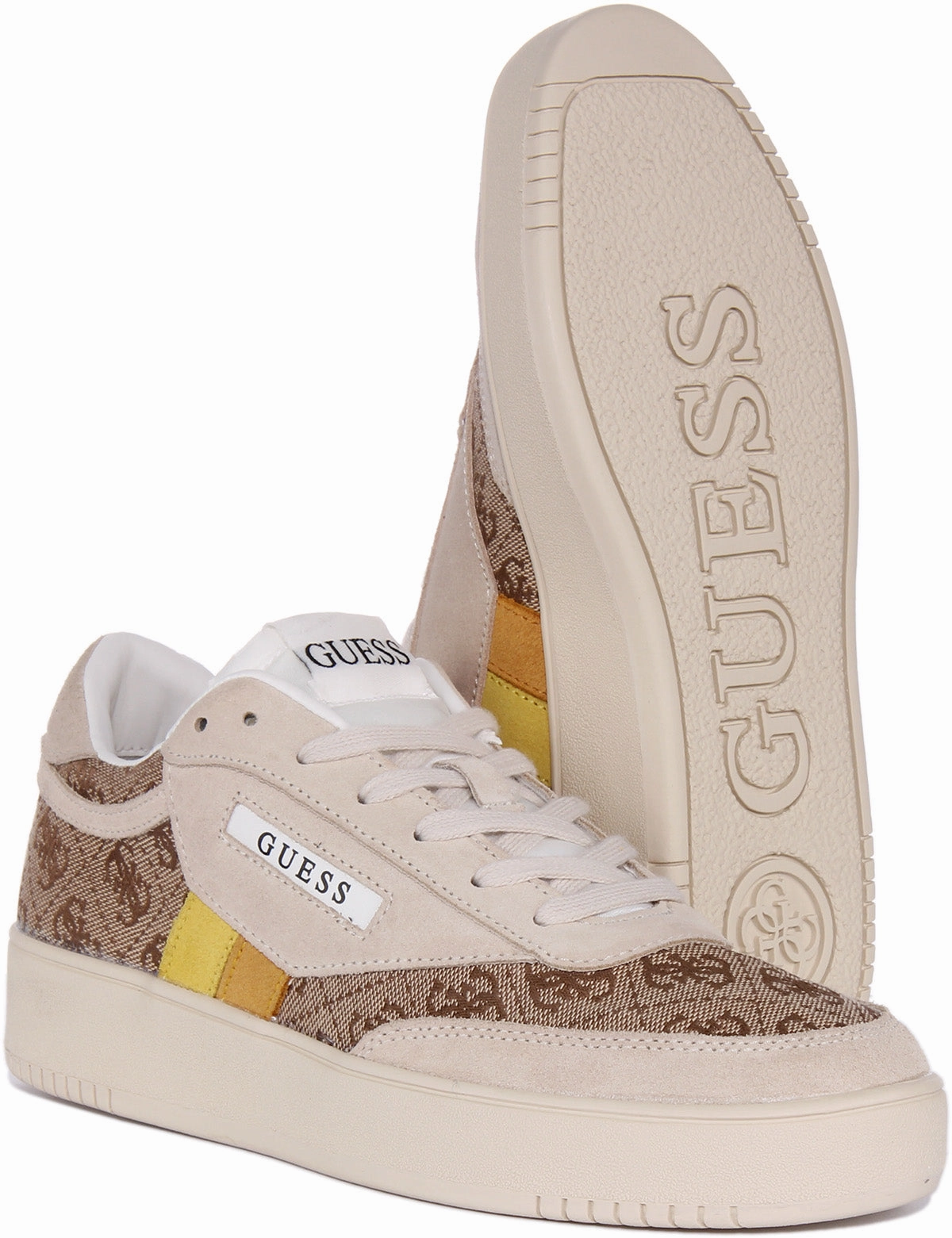 Guess Sisty Trainer In Brown Sun For Women No Limits