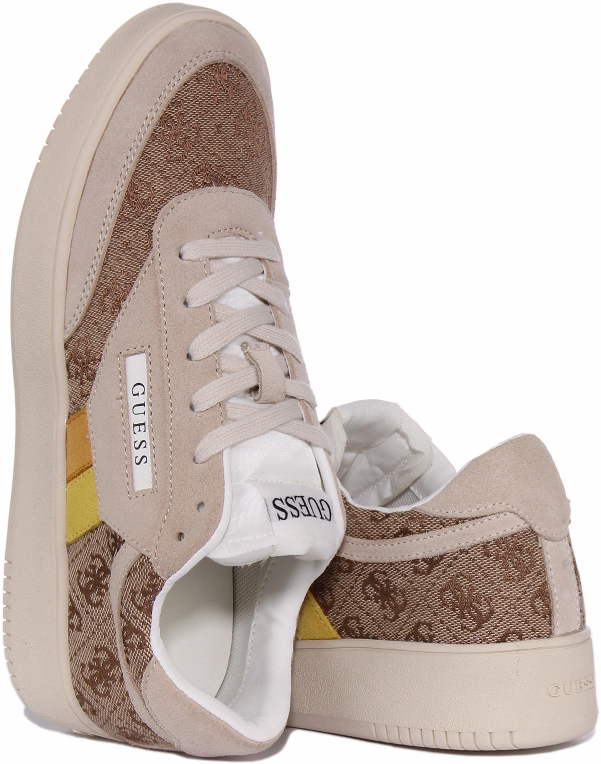 Guess Sisty Trainer In Brown Sun For Women No Limits