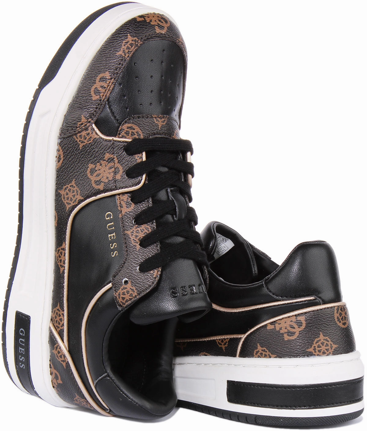 Guess Tokyo 4G In Black Brown For Women Quick Slide