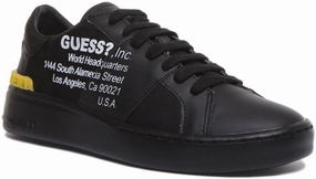 Guess Verona Low Smart In Black For Men Inner Padding