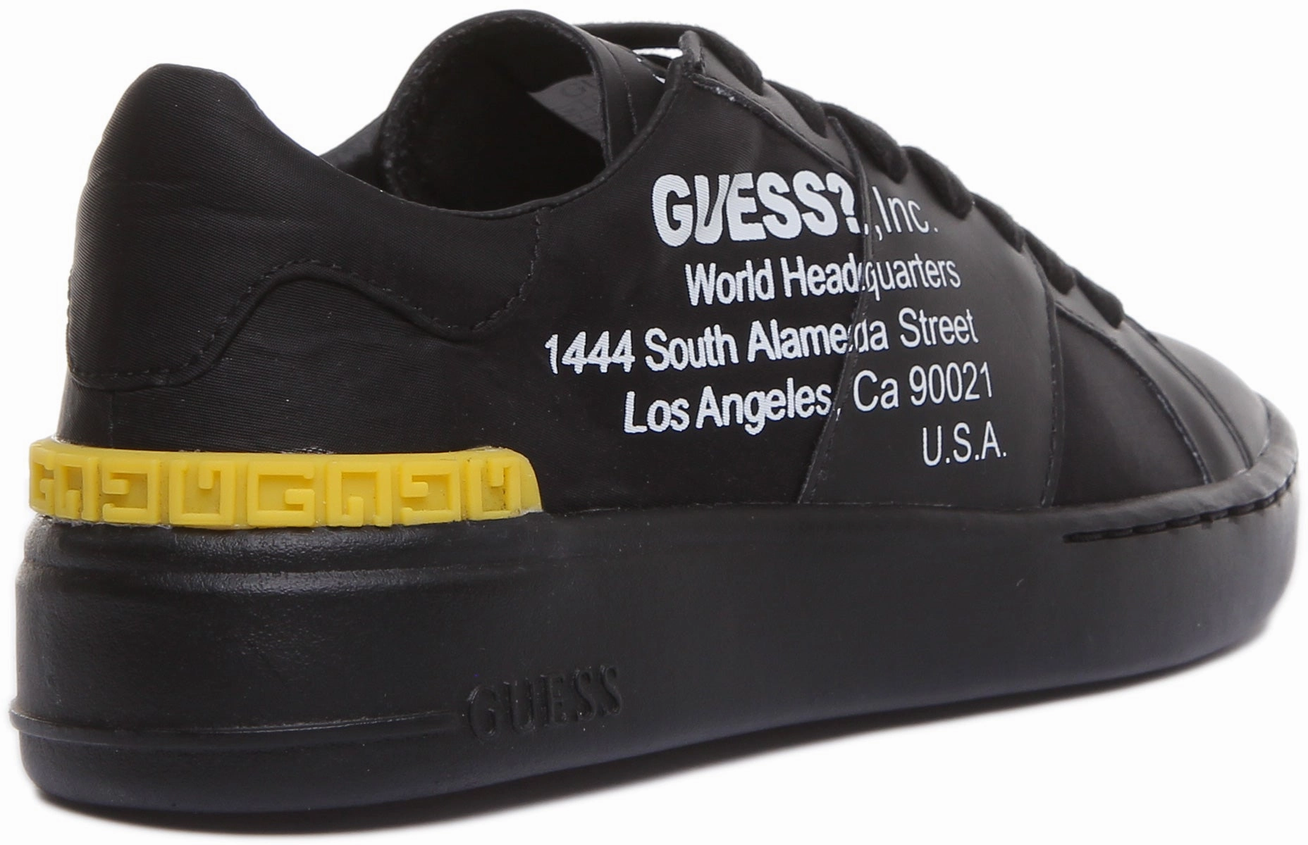 Guess Verona Low Smart In Black For Men Durable Sole