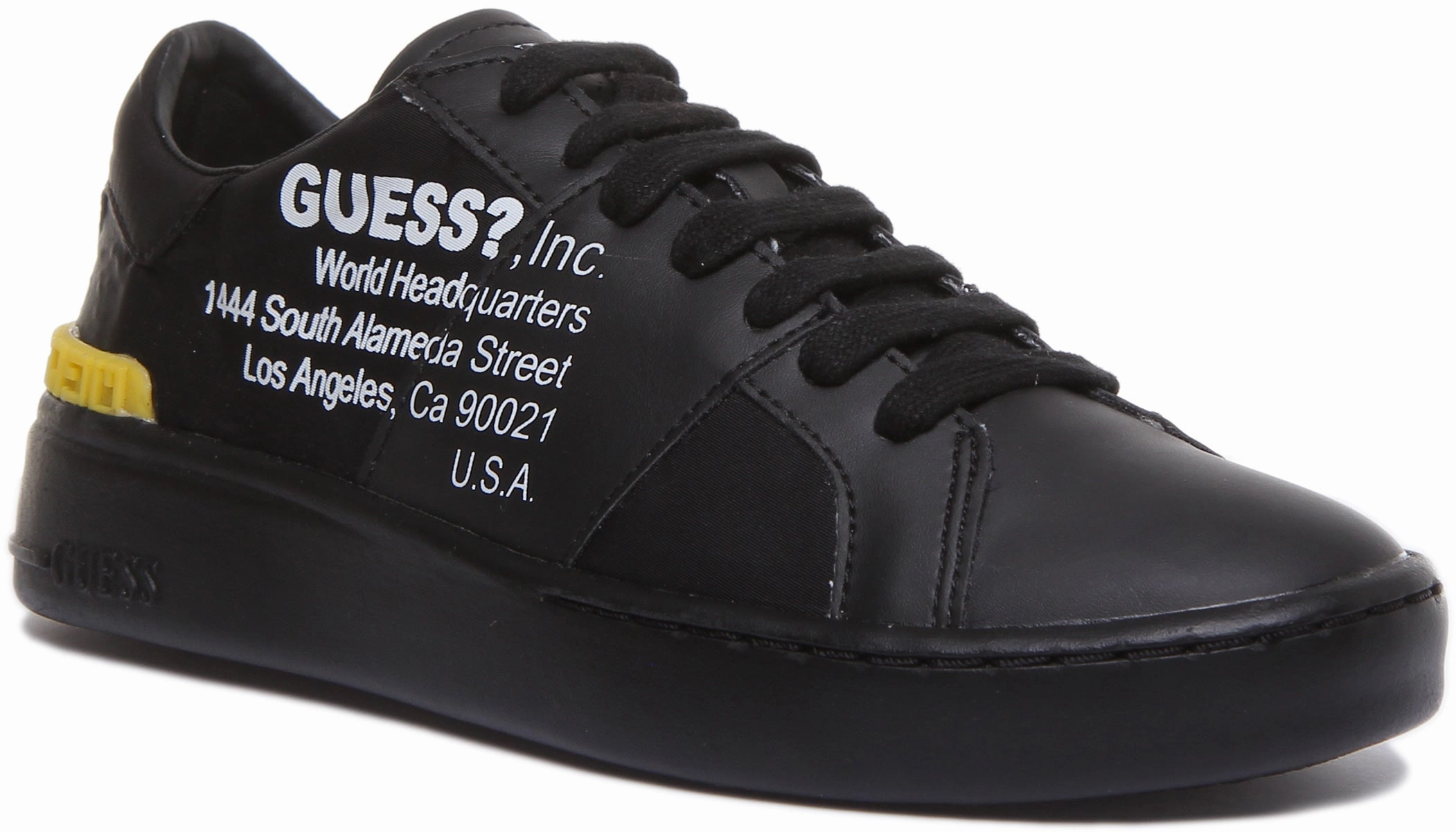 Guess Verona Low Smart In Black For Men Inner Padding