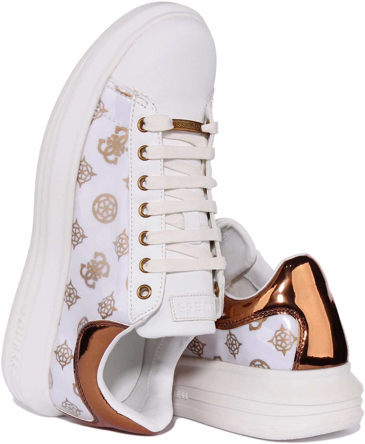 Guess Vibo In White Bronze 4G For Women Air Channel