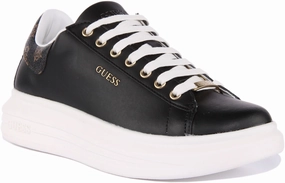 Art Fair Guess VIbo Lace up Platform In Black For Women