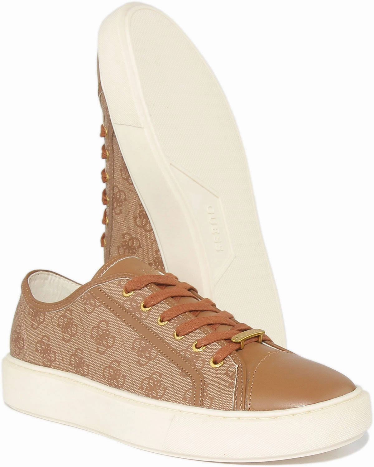 Guess Vice 4G In Beige Print For Men Quick Touch