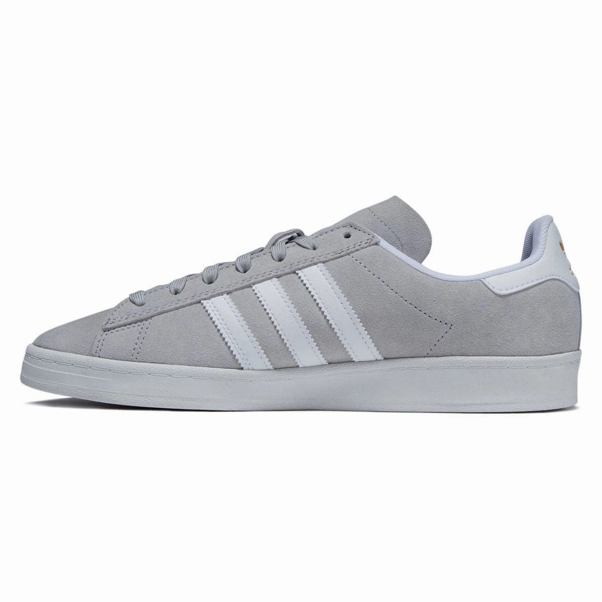 Hard Wear Adidas Campus Adv Shoes - Grey/Ftwr White/Gold Metallic