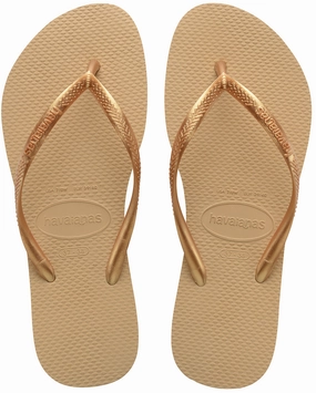 Relax Day Outfit Havaianas Slim In Gold For Women