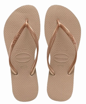 Havaianas Slim In Rose Gold Travel Light Shoes Coastal Picnic Gear