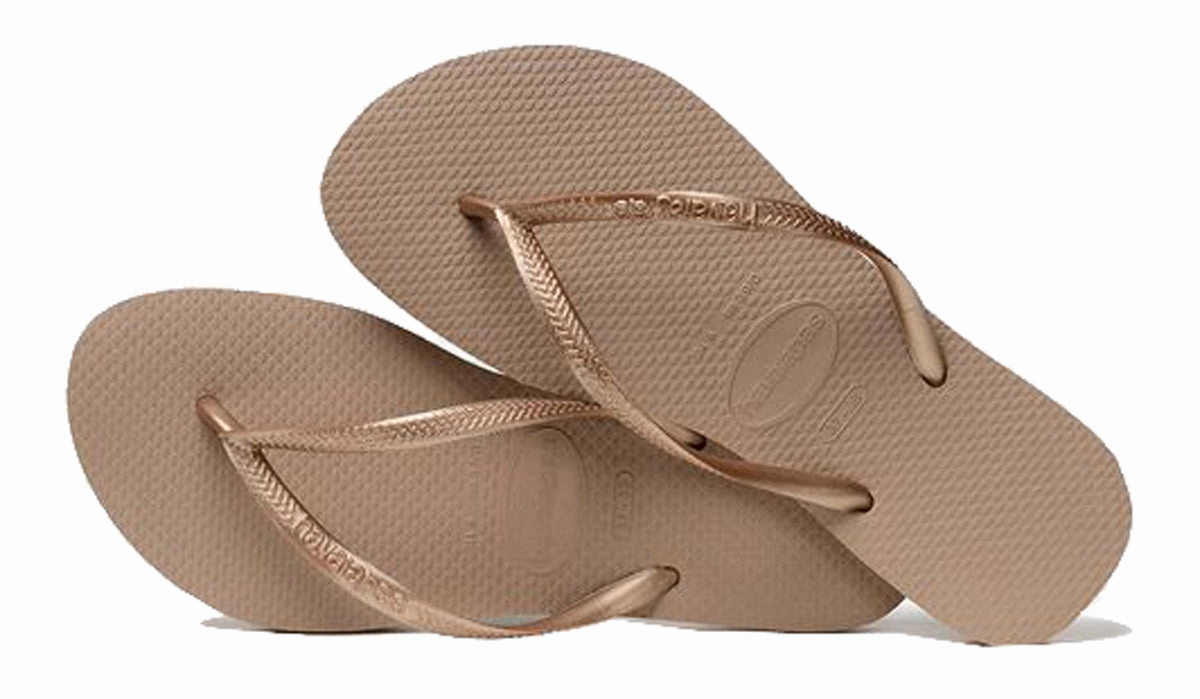 Havaianas Slim In Rose Gold Secure Wear