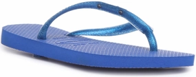Sunny Days Havaianas Slim Logo In Blue