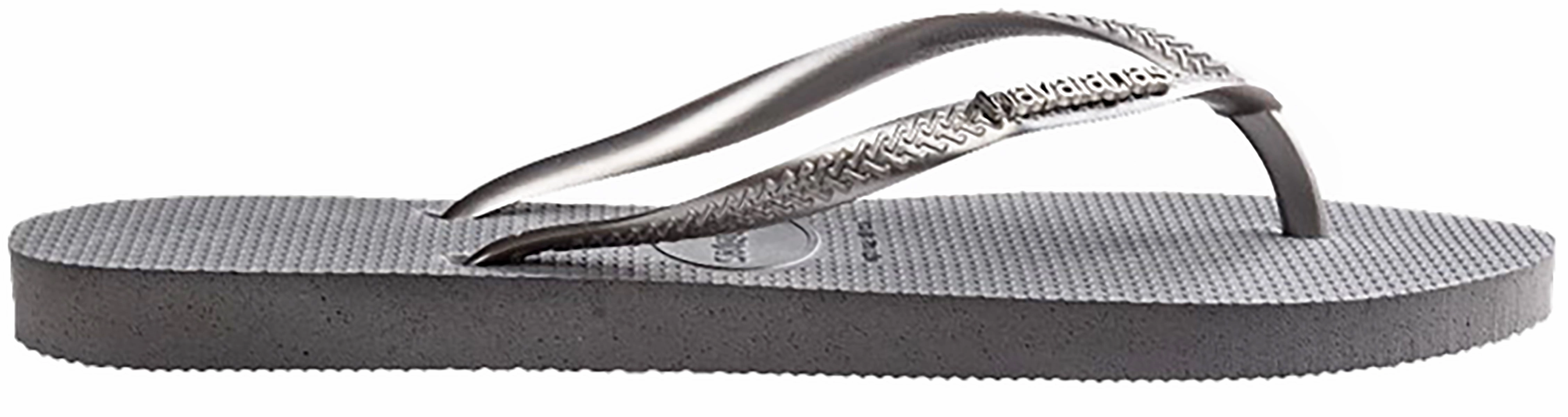 Havaianas Slim Logo Metal In Grey Modern Design