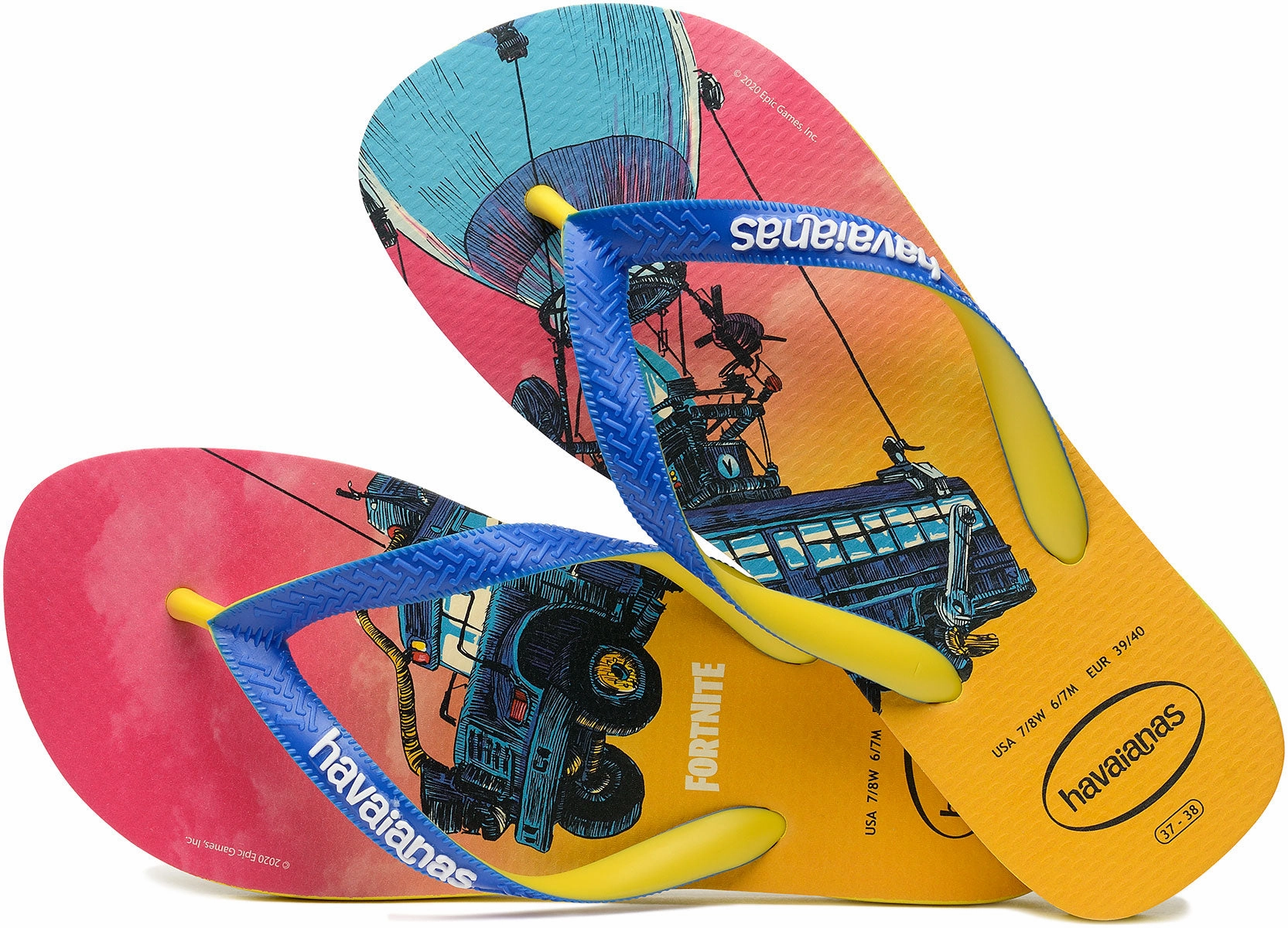 Havaianas Top Fornite Fc In Yellow Secure fit