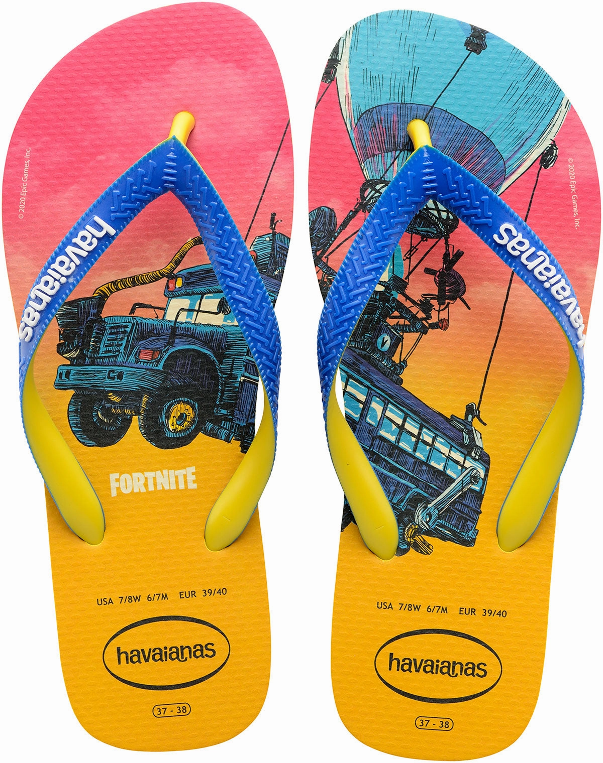 Havaianas Top Fornite Fc In Yellow Secure fit