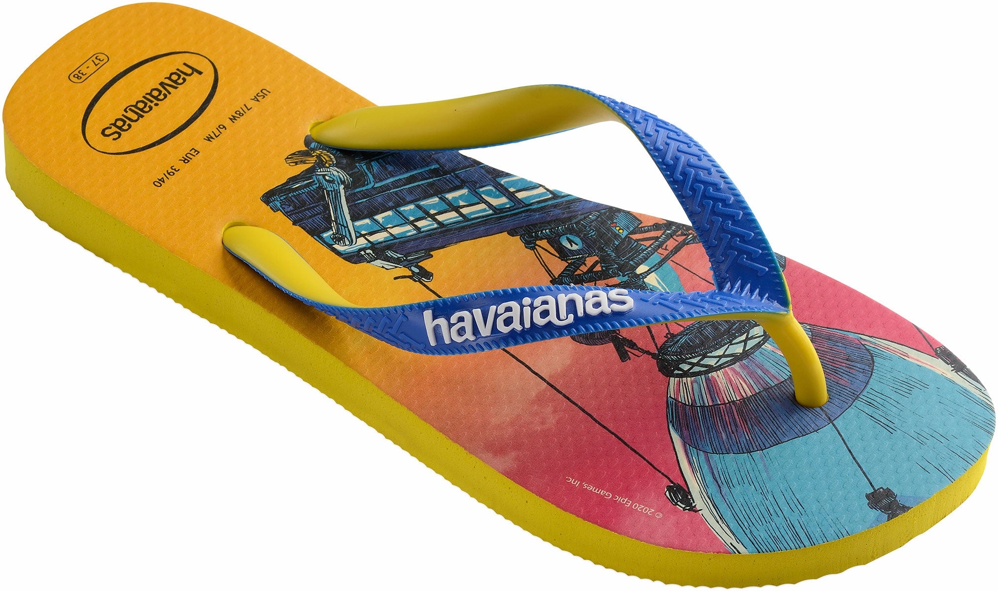Havaianas Top Fornite Fc In Yellow Secure fit