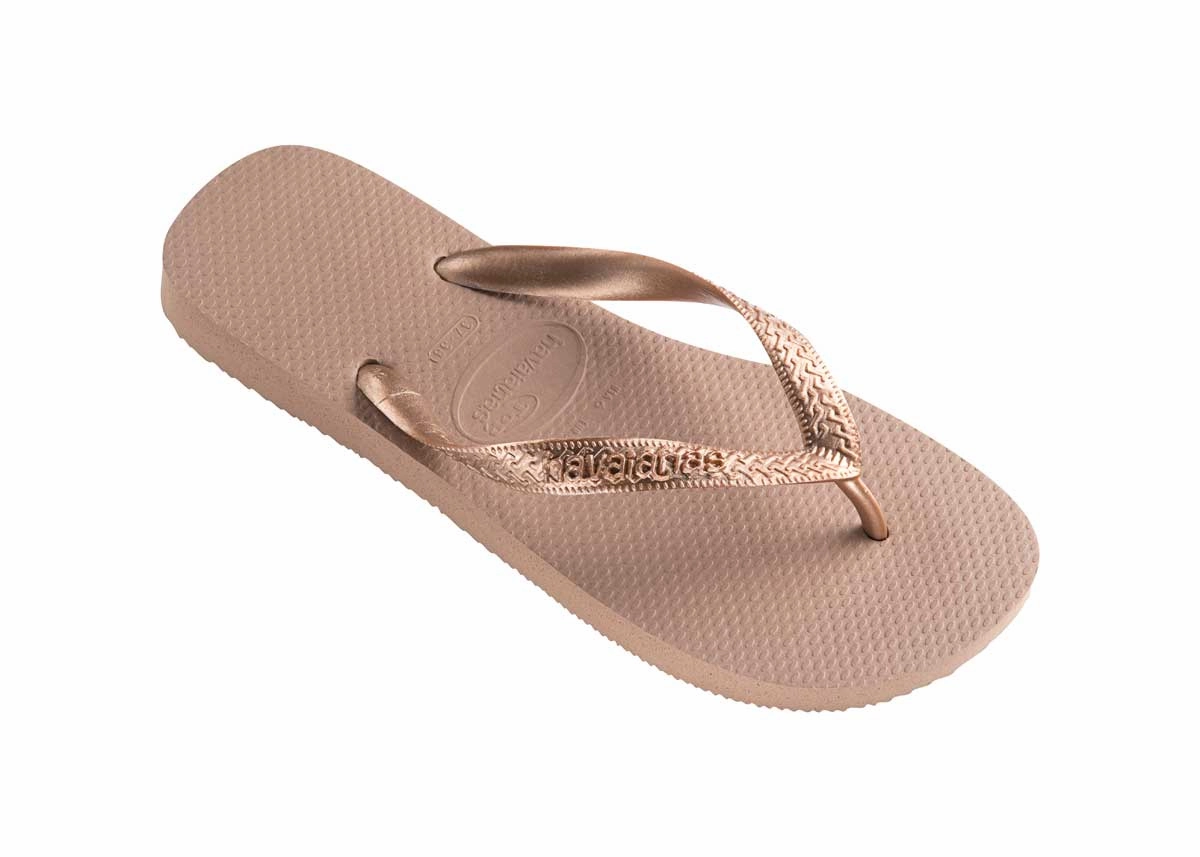Havaianas Top In Gold Lightweight Design