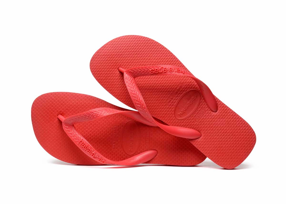 Havaianas Top In Red Non Skid Sole