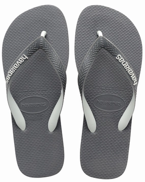 Water Park Outfit Travel Ready Havaianas Top Mix FC In Grey White
