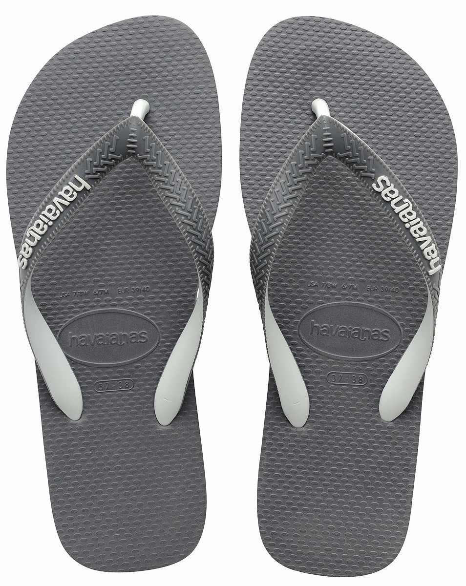Water Park Outfit Travel Ready Havaianas Top Mix FC In Grey White