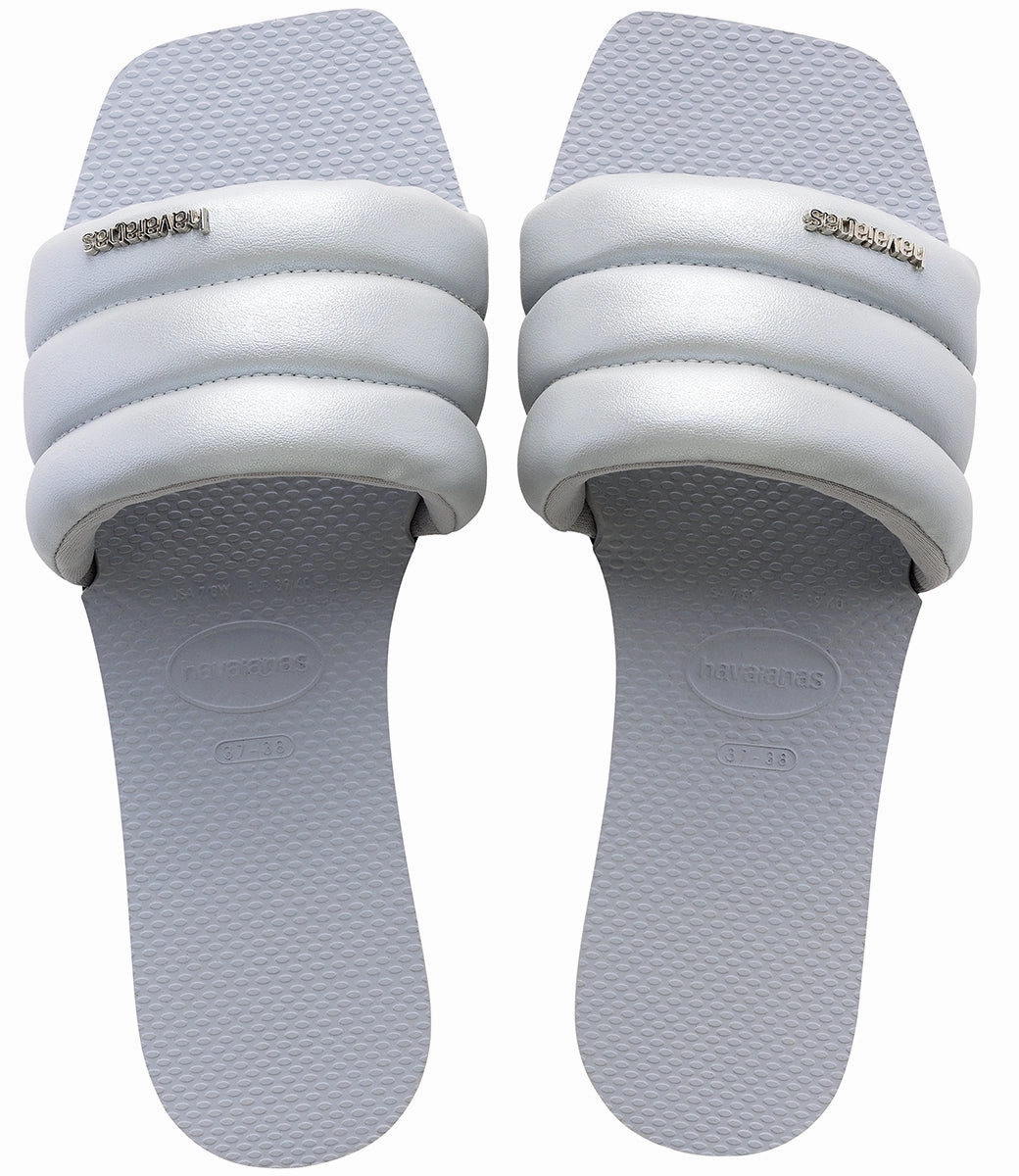 Simple Travel Havaianas You Milan Metal In Grey Sandal For Women