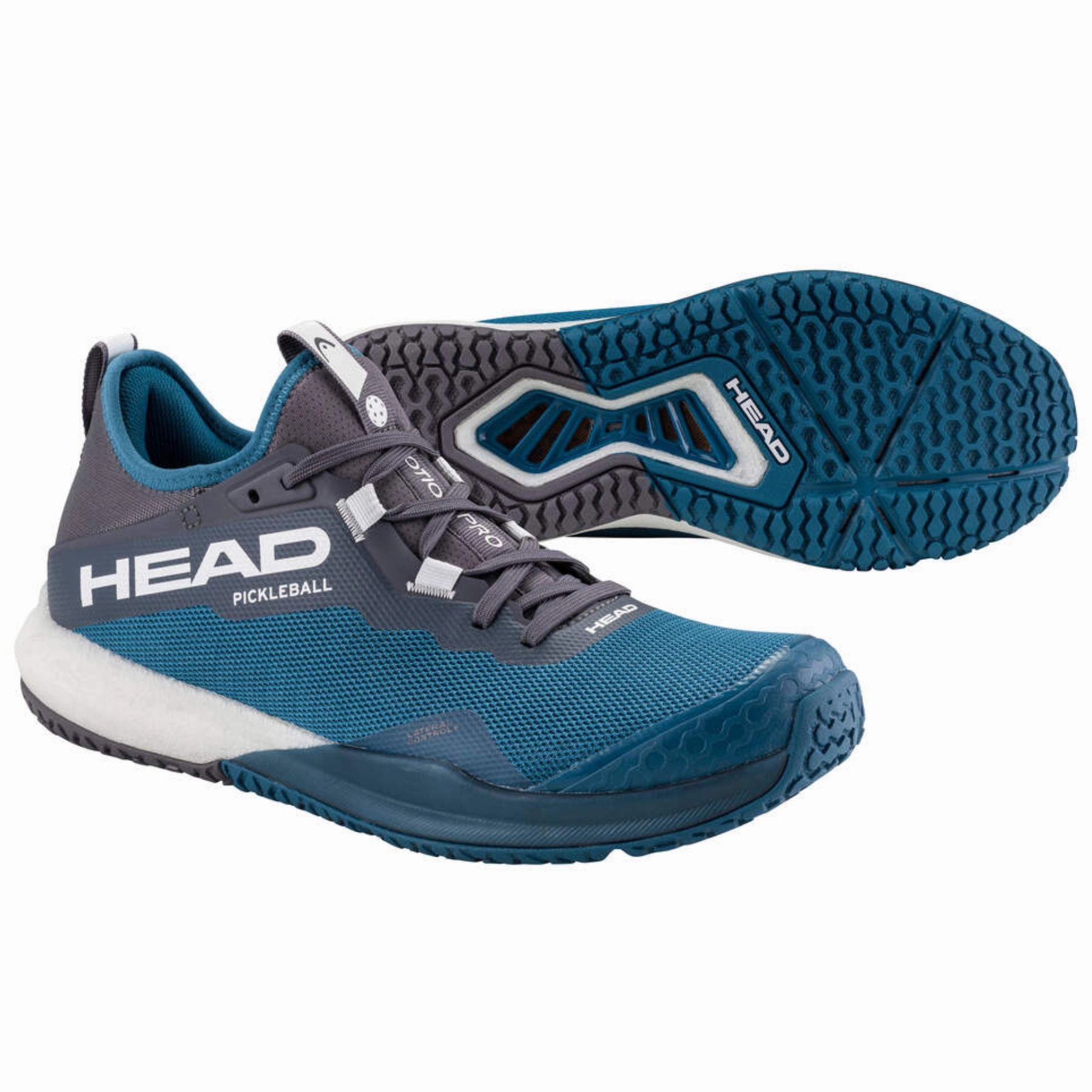 Head Motion Pro Pickleball Men Shoes - Teal Blue/White Training companion