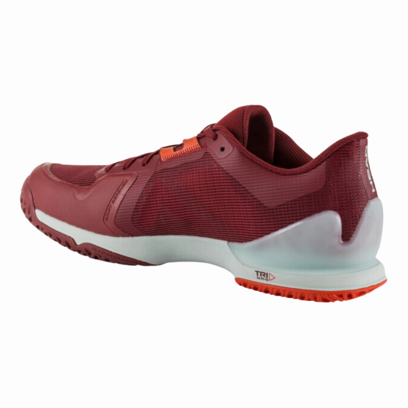 Head Sprint Pro 3.5 Men Tennis Shoes - Dark Red/Orange Modern Power