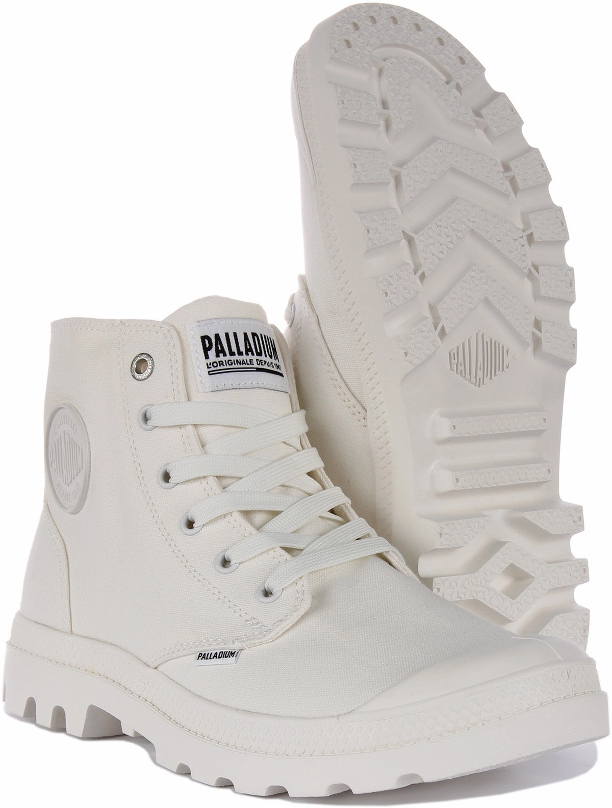 Heat resistant Palladium Mono Chrome In White Canvas