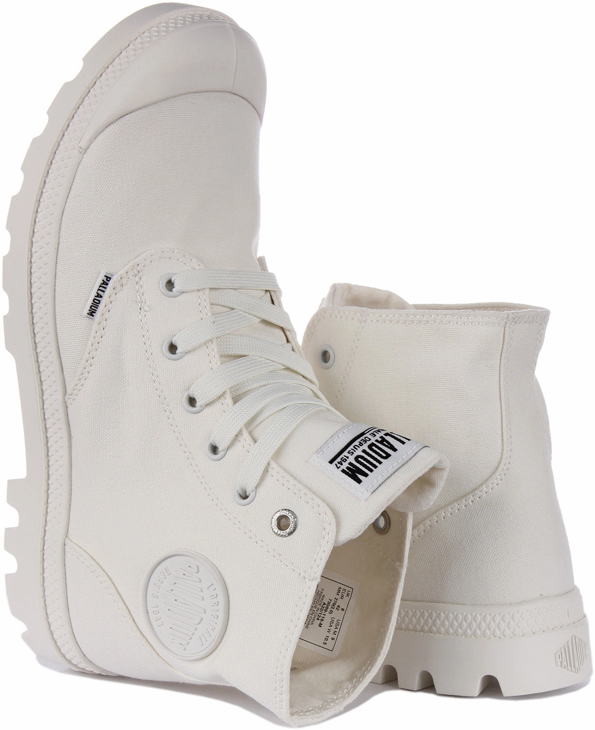 Heat resistant Palladium Mono Chrome In White Canvas
