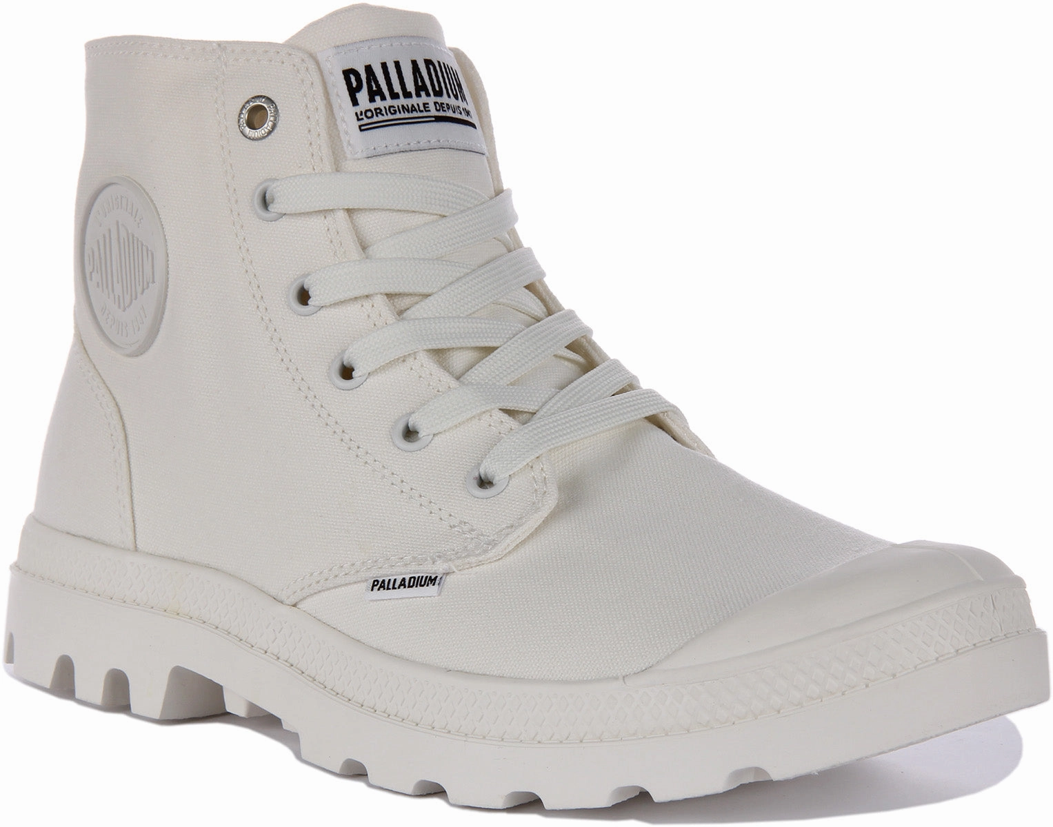 Palladium Mono Chrome In White Canvas Urban Fashion