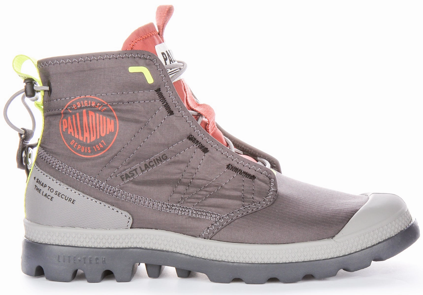 Heat Retain Palladium Pampa Travel In Dark Grey Boots