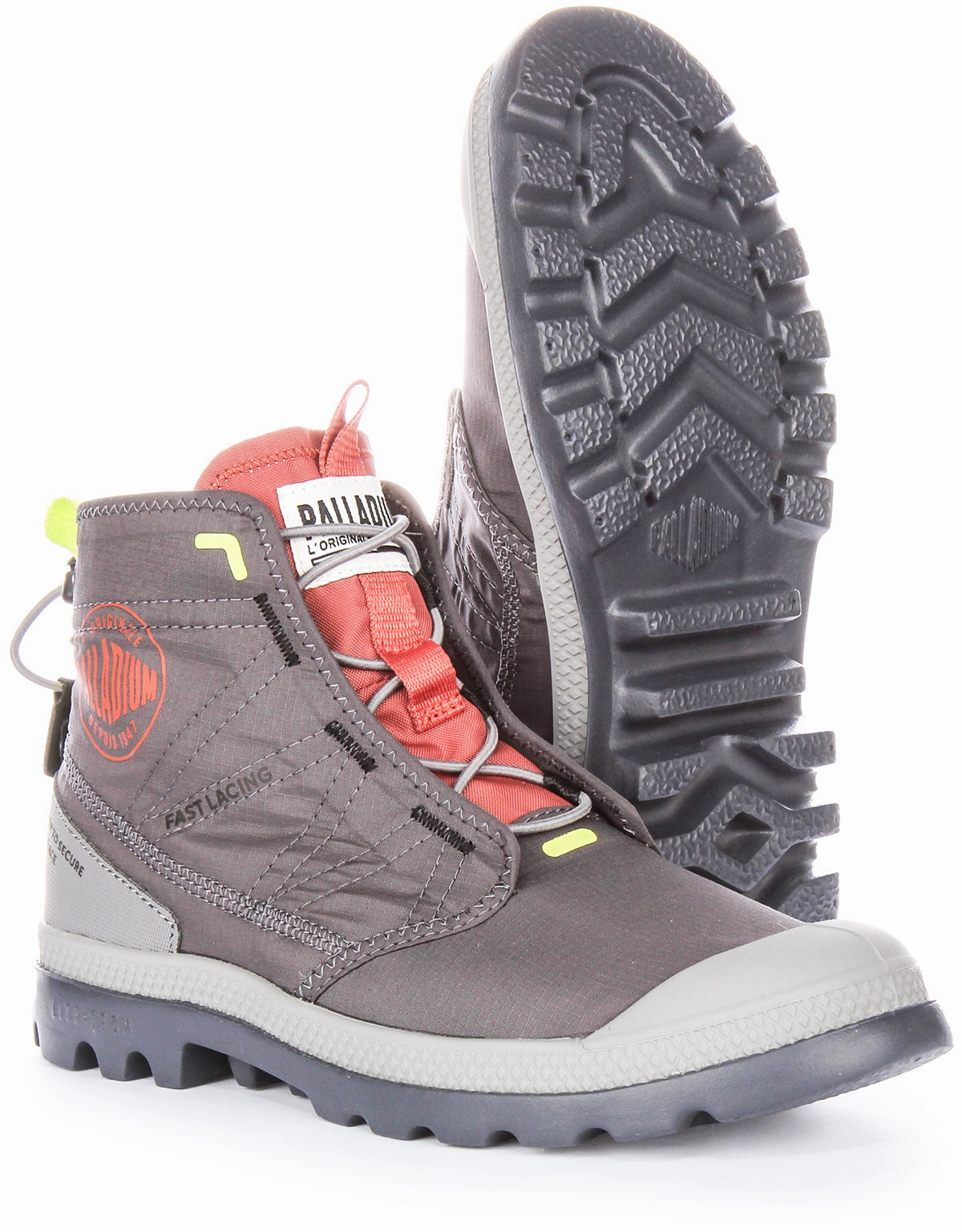 Heat Retain Palladium Pampa Travel In Dark Grey Boots