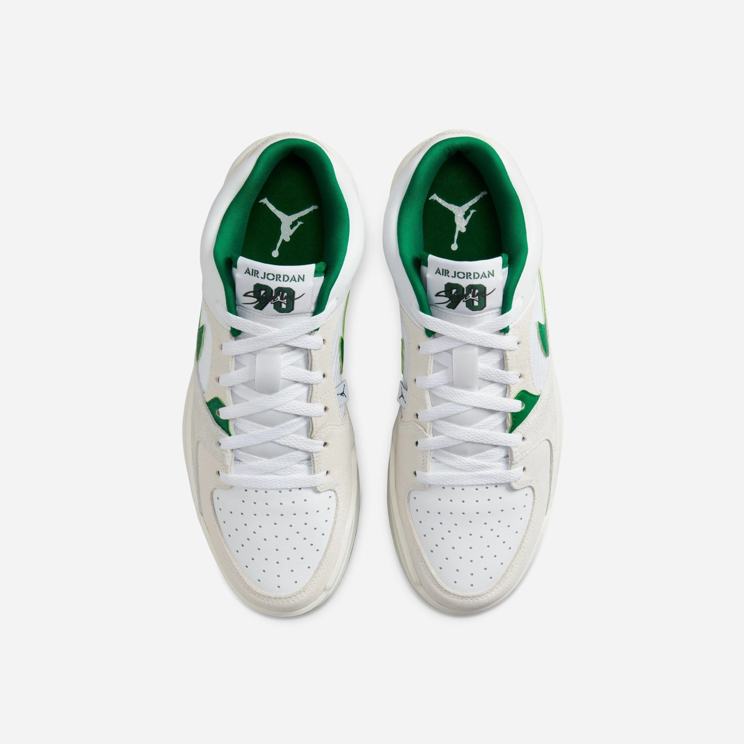 Heavy - duty build NIKE - Jordan Stadium 90 - White/Clover/Sail Black - Men's [DX4397 103]