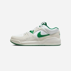 running with a flexible outsole buckle - strap shoes NIKE - Jordan Stadium 90 - White/Clover/Sail Black - Men's [DX4397 103]
