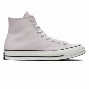 Converse Chuck 70 Hi Shoes - Shy Flamingo/Egret/Black Grip Style Toe Space