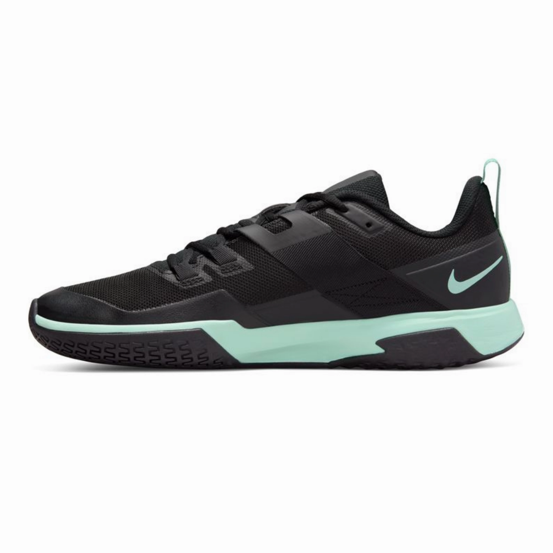 Heel Cushion Nike Court Vapor Lite Black/Mint Men's Hard Court Tennis Shoes