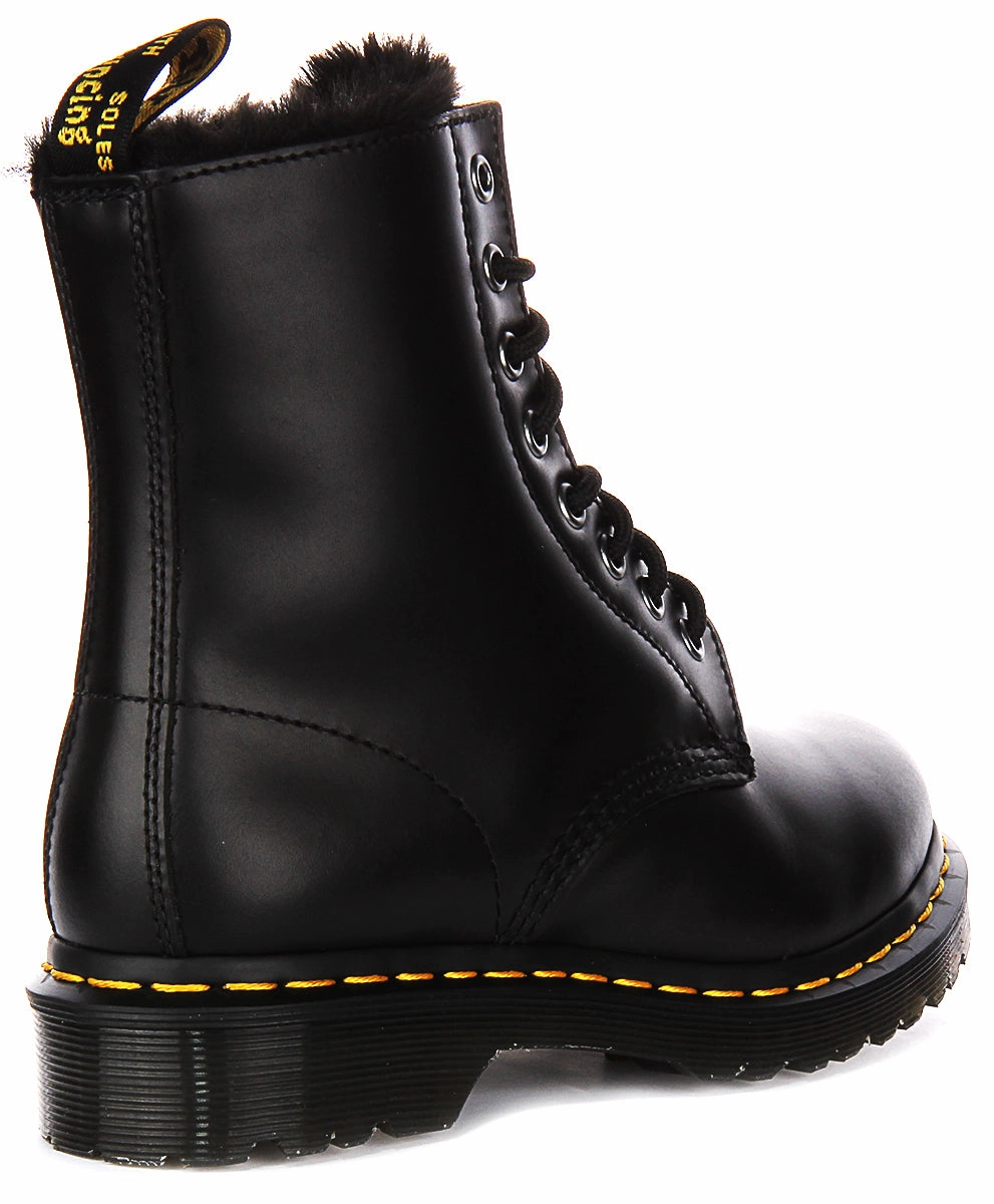 Heel Guard Dr Martens 1460 Serena In Dark Grey Atlas For Women