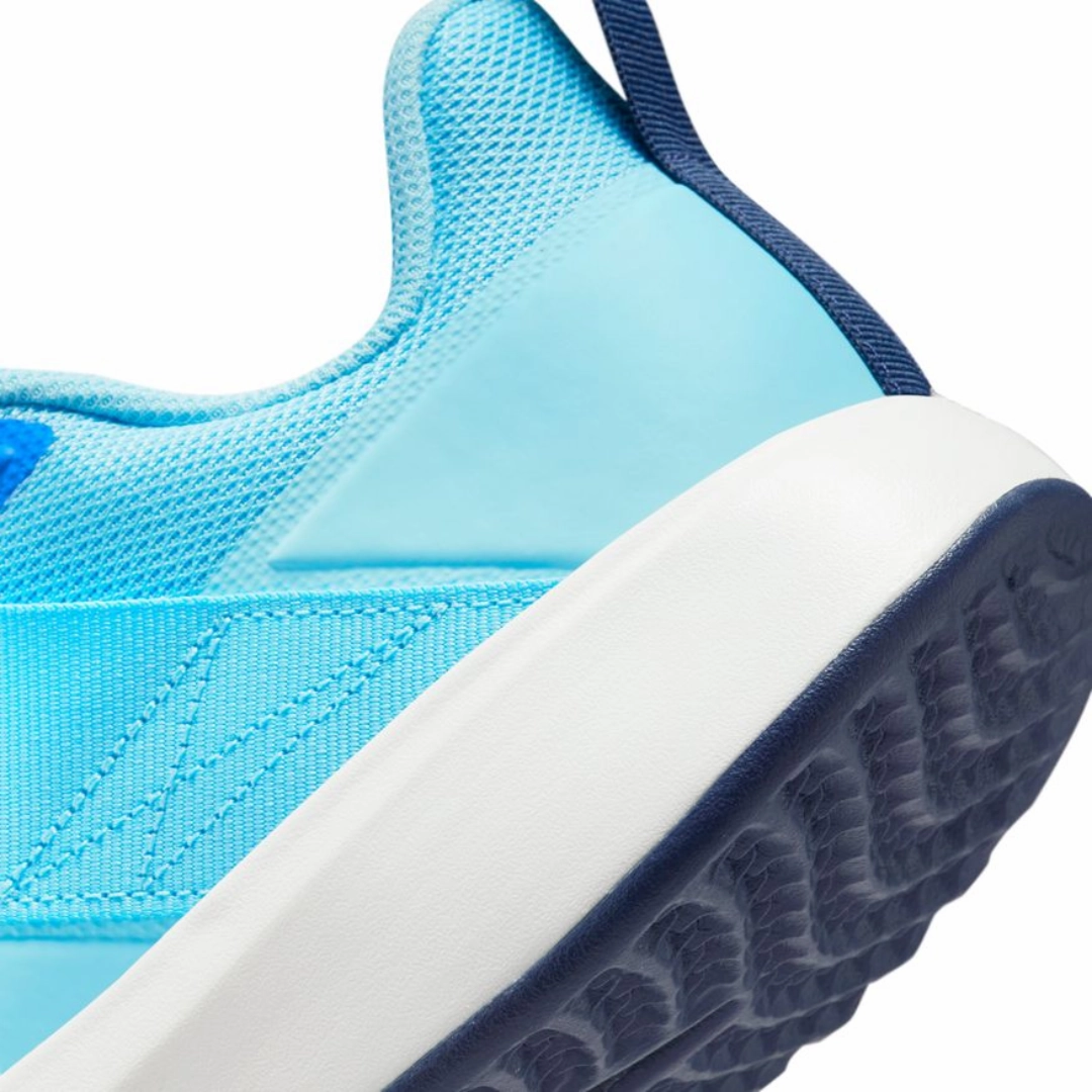 Heel Supportive Nike Court Vapor Lite Men's Hard Court Tennis Shoes - Blue Chill/Midnight Navy-Phantom-White