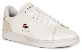 Lacoste Carnaby Set In White Pink For Women Support Zone Cushioned Base
