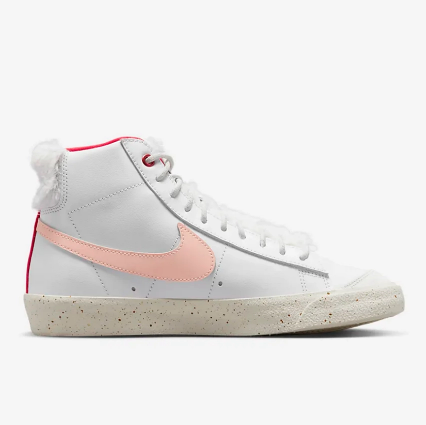 High - end NIKE - W Blazer Mid Premium Leap High - White/Safety Orange - Women's [FD4342 181]