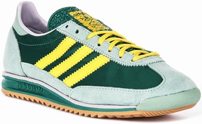 Adidas SL 72 OG W In Green For Women lace - up shoe model carbon - fiber midsole shoes