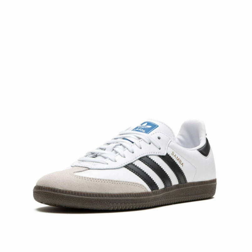 High Flexibility Feature adidas - Samba OG - White/Black - Junior Kids [IE3675]
