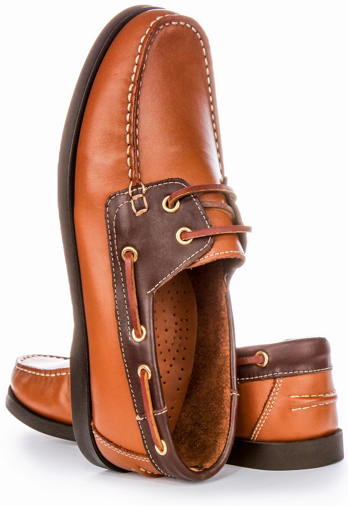 High-Quality Build Justinreess England Bay In Tan Brown For Men