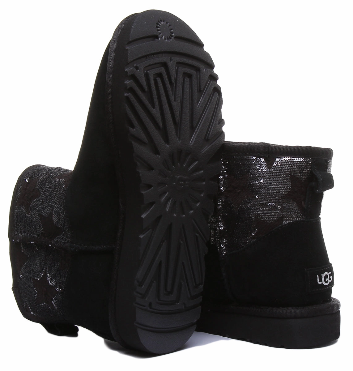 Highland Fit Ugg Australia Mini Sequin In Black