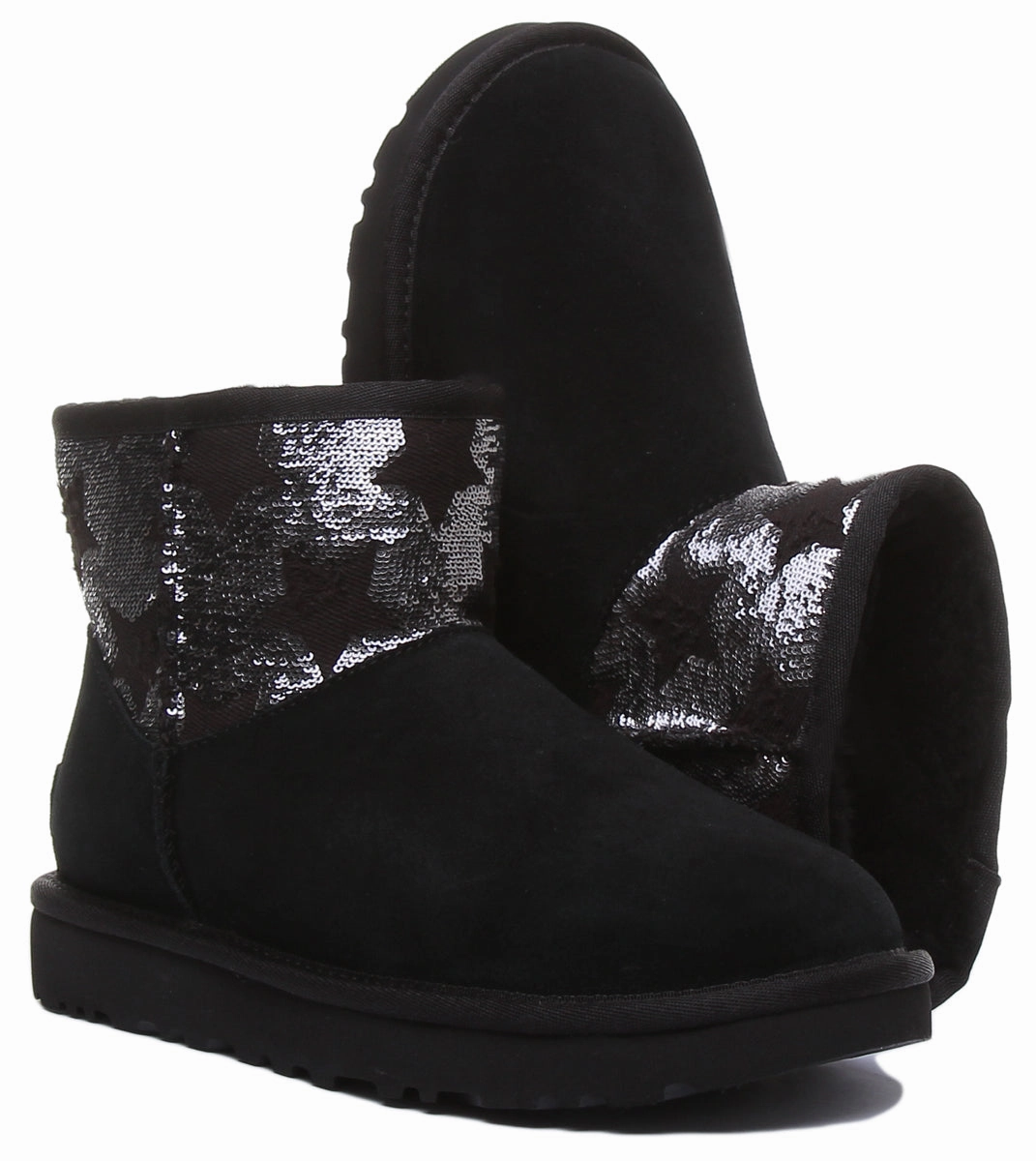 Highland Fit Ugg Australia Mini Sequin In Black