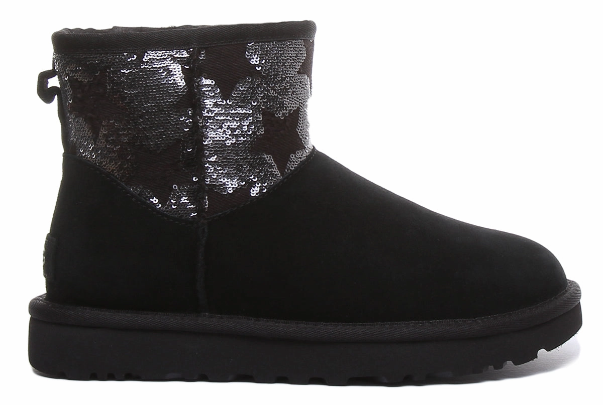 Highland Fit Ugg Australia Mini Sequin In Black