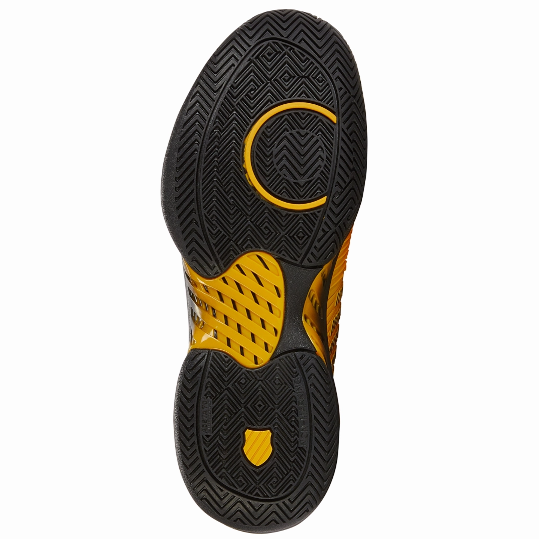 Hook Loop K Swiss Hypercourt Supreme Men Tennis Shoes - Amber/Moonless Ngt