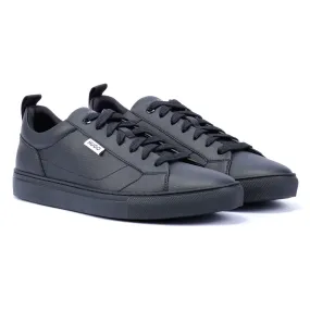 Hugo Morrie Tennis Men's Black Mono Trainers Active Gear