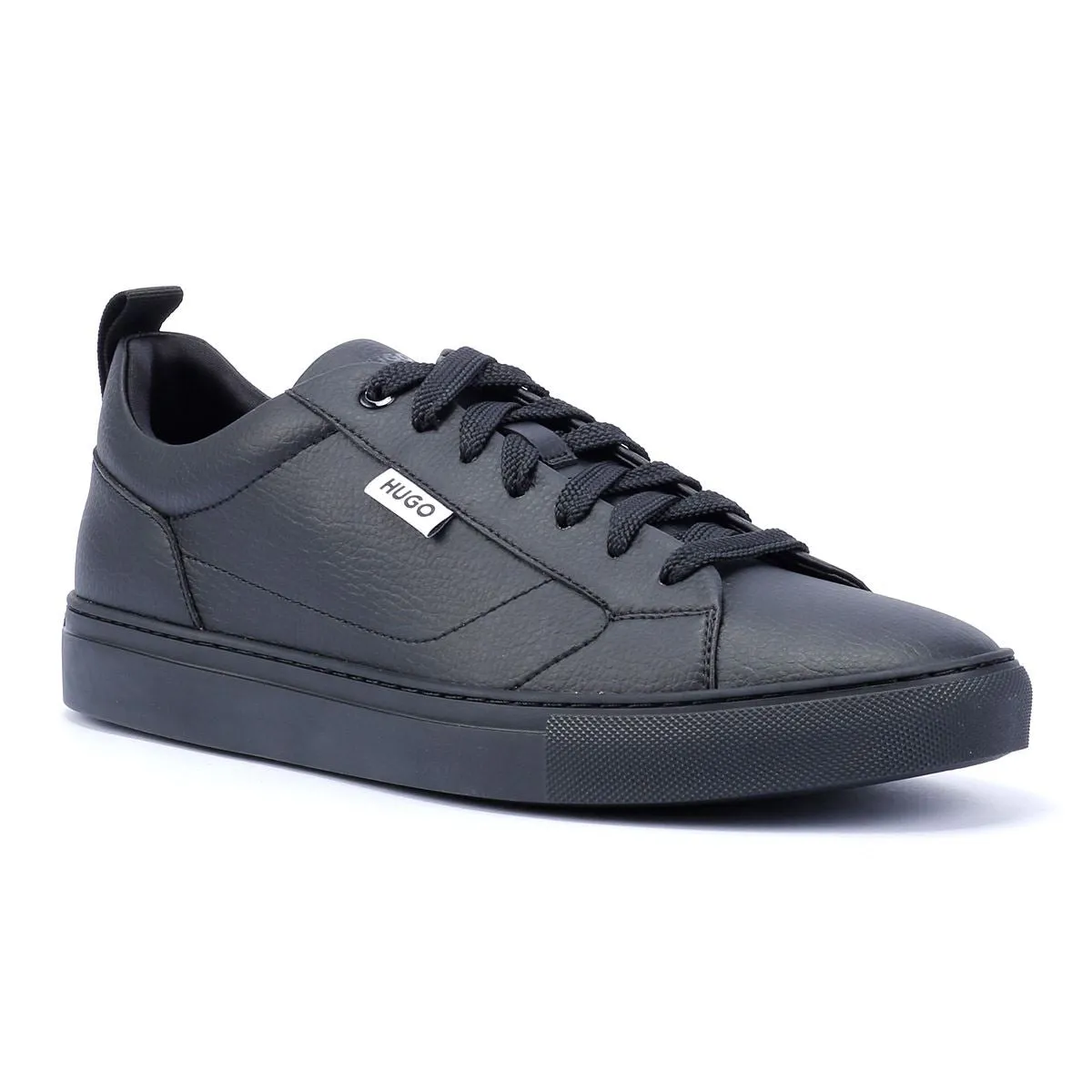 Hugo Morrie Tennis Men's Black Mono Trainers Impact Flow